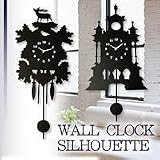 WALL CLOCK SILHOUETTE