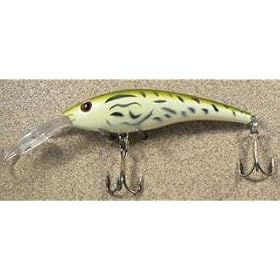 JLVLures JLV Lures Curved Minnow Freshwater Diver Bullfrog : Walleye Sauger Pike Bass Steelhead Crankbait Deep Troll Tantalizing Curve Body Wobble Kicking Rattle Rattling Trolling Casting Cast Treble Bronze Hook Darting Structure Fishing Gravel Bottom Rock Stump