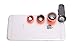 Clip on Cell Phone Camera Lens - (Red) - Take Better Pictures with Macro Wide Angle and Fisheye Lenses - 3 Different Lenses for All Types of Pictures