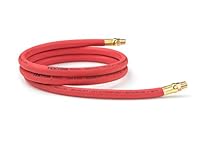 TEKTON 46333 3/8-Inch I.D. by 6-Foot 250 PSI  Rubber Lead-In Air Hose with 1/4-Inch MPT Ends
