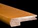 Lumber Liquidators 3/8 x 3-1/8 x 6.5 LFT Stair Nose - Golden Teak
