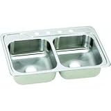 Elkay Double Bowl Stainless Steel Sink