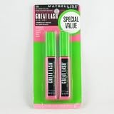 Maybelline Great Lash Mascara Double Pack - Blackest Black