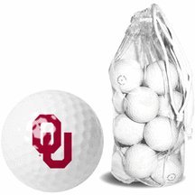 Oklahoma Sooners 15 Golf Ball Clear Pack
