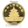Chinese Panda 1990 Gold Coin