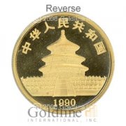 Chinese Panda 1990 Gold Coin