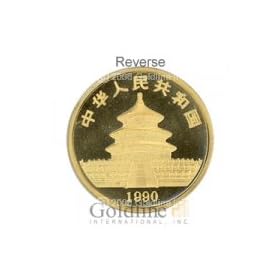 Chinese Panda 1990 Gold Coin