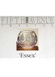 ESSEX 7 INCH ROSE BOWL - ESSEX COLLECTION 7 INCH ROUND HANDCUT 24% LEAD CRYSTAL ROSE BOWL