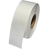 Clear Circle Labels 1 Inch Round Wafer Seals, 1000 labels per roll, 1 roll per package