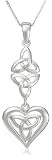 Celtic Dangle Heart Pendant, 18