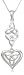 Celtic Dangle Heart Pendant, 18