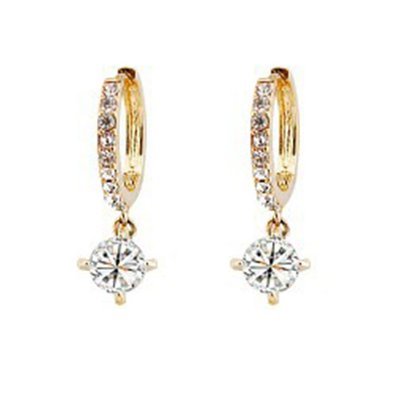 Ocaler®Crystal Hoop Hook Earrings Women Jewelry Gift