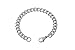 Women's 7mm Stainless Steel Curb Chain Anklet 7in to 14in