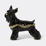 D56 Dept 56 Bejeweled Jeweled Schnauzer Gift Box