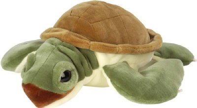 Childrens Toyshop  Toys : Stuffed Green Sea Turtle Body Puppet 12"