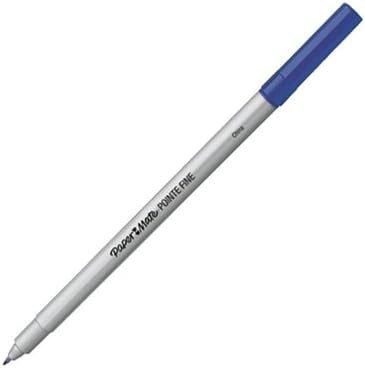 Peper Mate Fine Point Pens 0.3 mm. Blue ink, Small, colorful, fast drying line