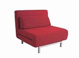 Anise Red Fabric Convertible Chair/Bed|LK06-1-D-06 (Additional Colors Available)
