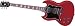 Gibson SG Standard Electric Guitar, Ebony - Chrome Hardware Left Handed