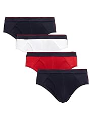 4 Pack Authentic Cool & Fresh™ Stretch Cotton Assorted Briefs with Stay New™