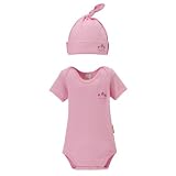 Newborns' iPlay Fruits and Veggies Organic Cap/Bodysuit - Rose