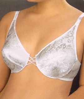 Vanity Fair My Satin Fantasy Full Figure Underwire Bra, 42D, Midnight Black