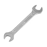 uxcell　両口スパナ　オープンエンドレンチ　ハンドツール　メンテナンスツール　クロムバナジウム鋼　17mm ｘ 19mm