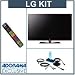 LG 55LX6500 55 inch 3D Ready 1080p LED Plus LCD TV, with Accessory Kit (2 HDMI Cables, 1 RGB Cable, 1 Audio Cable, Plasma / LCD Clean Kit. Monster 6 Outlet Surge Protection)