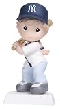 Precious Moments "Swing For the Fences" Girl Figurine, New York Yankees