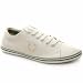 Fred Perry Skinny Plimsoll - 8 Uk - White & Green - Fabric