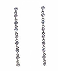 Earrings - E43 - Crystal Linear ~ Clear
