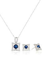 Córdoba Jewels Conjunto de cadena, colgante y pendientes plata de ley 925 milésimas