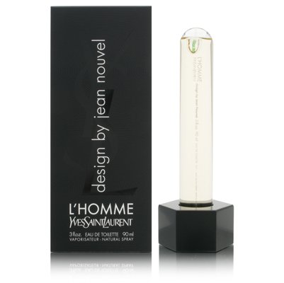 L'Homme Yves Saint Laurent for Men 3.0 oz Eau de Toilette Spray Limited Edition Bottle Designed by Jean Nouvel