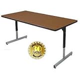 Pedestal Table With Height Legs 30x72
