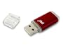 PQI 16GB U273 USB Flash Drive. High Speed, Metallic Housing, Small and easy to carry, Software for Password Protection and Life Time Warranty. (Color: Light Red)