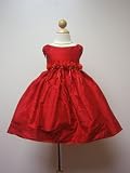 Off Shoulder Silk Flower Girl Dress