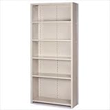 8000 Series Closed Shelving with Open Back - 6 Shelves: 84
