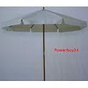 Marktschirm Sonnenschirm Gartenschirm Neu 3m beige Holz