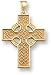 Celtic Cross Pendant - 14K Gold