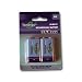 Card Tenergy 9V 250mAh NiMH high capacity rechargeable Battery: 9Vx2