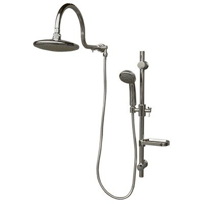 PULSE Showerspas 1019-CH AquaRain Shower System, Silver