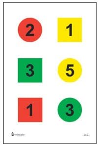 COMMAND TRAINING SHAPES & COLORS 50 PACK
