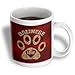 Doreen Erhardt Cat Breed Collection - Balinese Love Cat Breed in Cheetah Print and Red - Mugs
