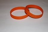 1 "ORANGE" Silicon Wristband/ Bracelet "HOPE ALONE SURVIVES"