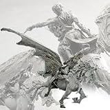 Gamezone Miniatures: Dark Elves - Dark Path Mounted Sorceress(Pegasus)