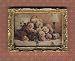 Miniature Framed Print of a Painting of Roses