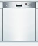 Bosch SGI45N35EU Teilintegrierbarer Geschirrspüler / A+ A / 290 kWh/Jahr / 12 MGD / 3656 liter/Jahr / 48 db / Startzeitvorwahl / AquaStop / edelstahl