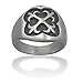 Jewelry : Pewter Men's Ring with Maltese Cross Design. Lead Free.