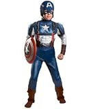 Classic Muscle Captain America Movie Child Costume