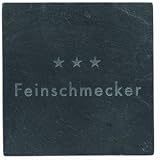 Eigenschaften Poesie@Table Collection  / Schieferuntersetzer 