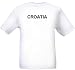 CROATIA - Country-series - Heather Grey or White T-shirt